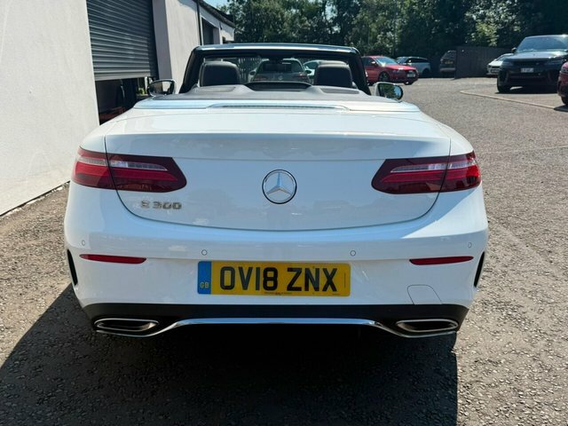 Mercedes-Benz E Class 2.0 E300 Amg Line Premium Cabriolet G White #4