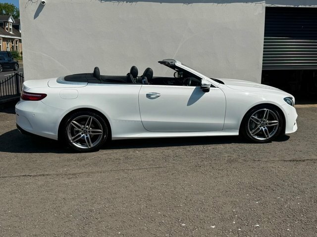 Mercedes-Benz E Class 2.0 E300 Amg Line Premium Cabriolet G White #6