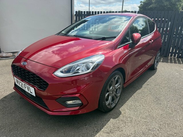Ford Fiesta 1.0T Ecoboost Mhev St-line Edition Hatchback P Red