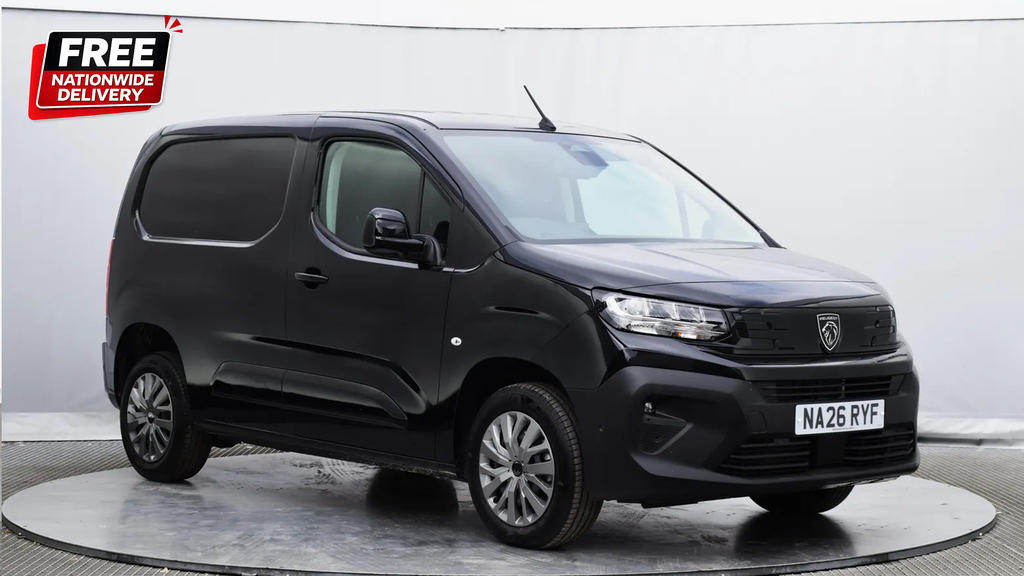 Peugeot Partner 1.5 Bluehdi 1000 Asphalt Standard Panel Van Di Black