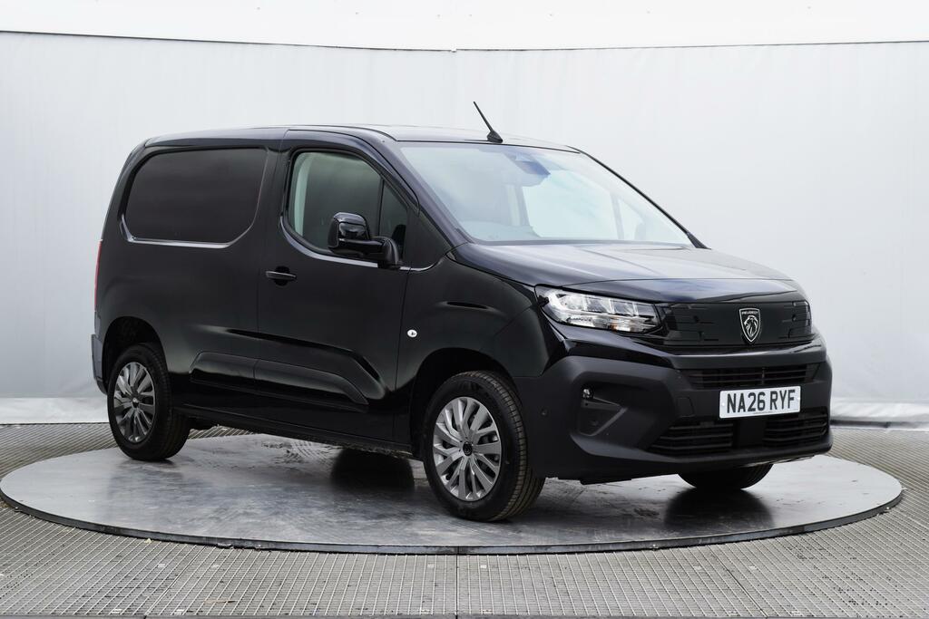 Peugeot Partner 1.5 Bluehdi 1000 Asphalt Standard Panel Van Di Black