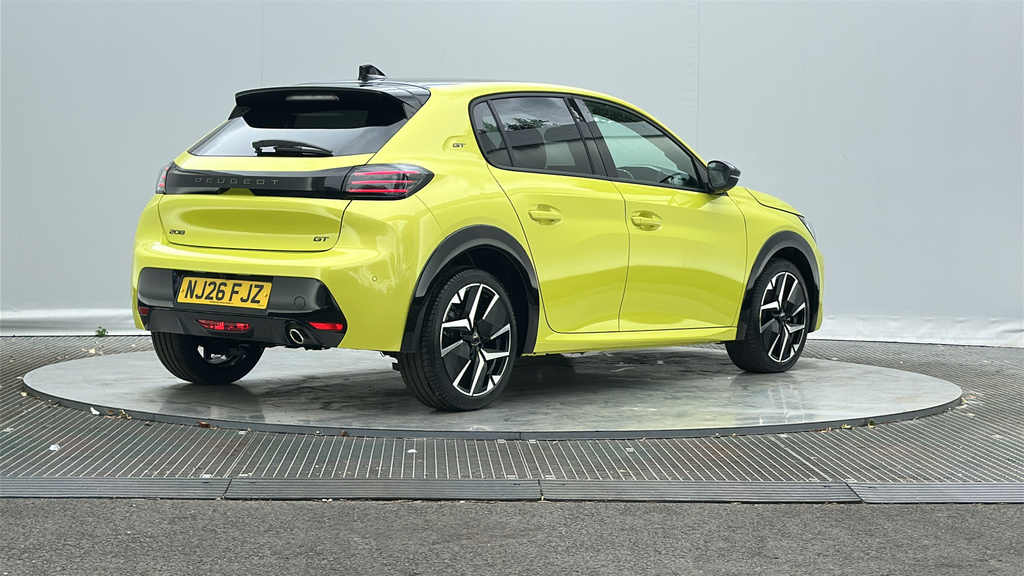 Peugeot 208 1.2 Turbo Gt Hatchback Euro 6 S NJ26FJZ Yellow #6