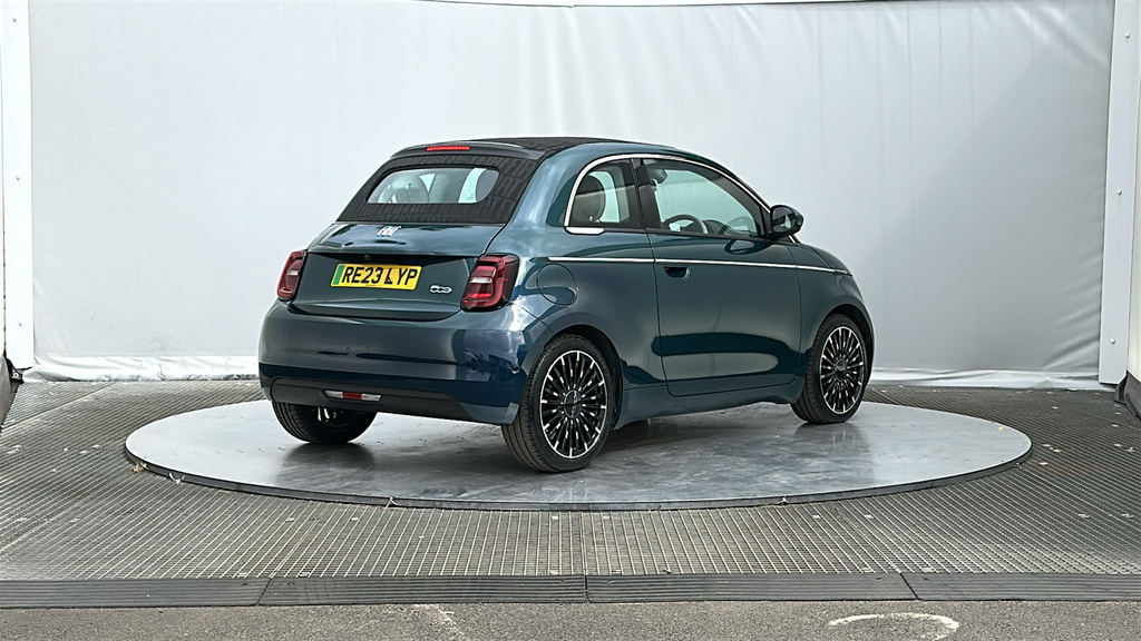 Fiat 500E C 42Kwh La Prima Convertible 118 Green #6