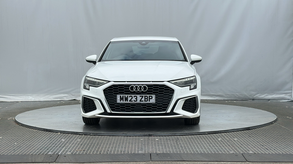 Audi A3 1.0 Tfsi 30 S Line Sportback Eur MW23ZBP White #3