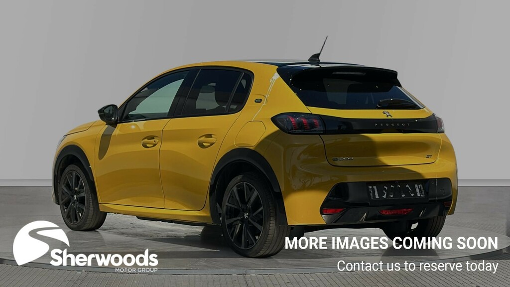 Peugeot e-208 50Kwh Gt Hatchback 7.4Kw Charge NV73UXY Yellow #3