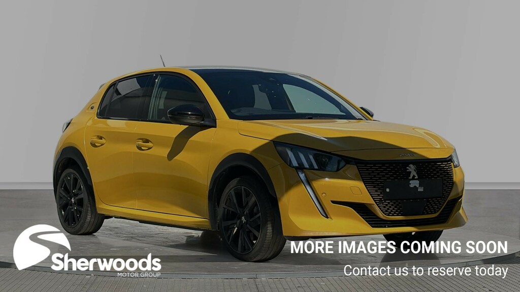 Peugeot e-208 50Kwh Gt Hatchback 7.4Kw Charge Yellow