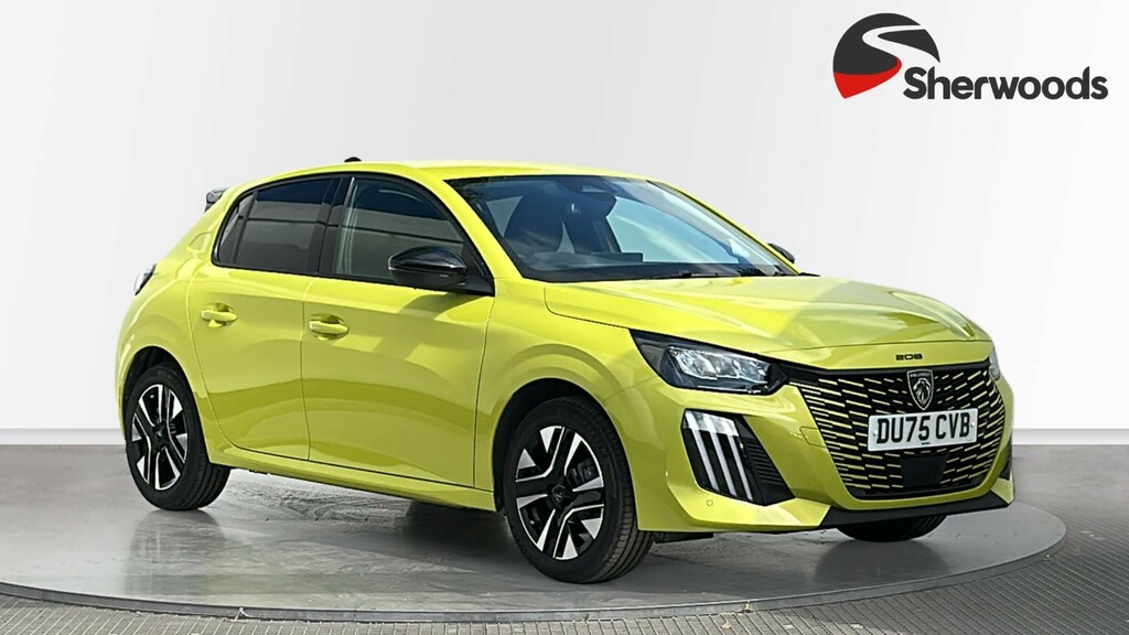 Peugeot 208 1.2 Allure Hatchback Hybrid E-dsc6 Euro Yellow