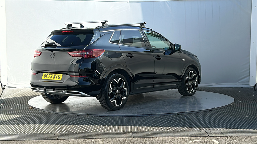 Vauxhall Grandland 1.2 Turbo Ultimate Suv Euro 6 S DE73WTG Black #6