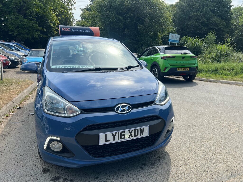 Hyundai I10 1.2 Premium Hatchback Euro 6 87 P LY16XDW Blue #2