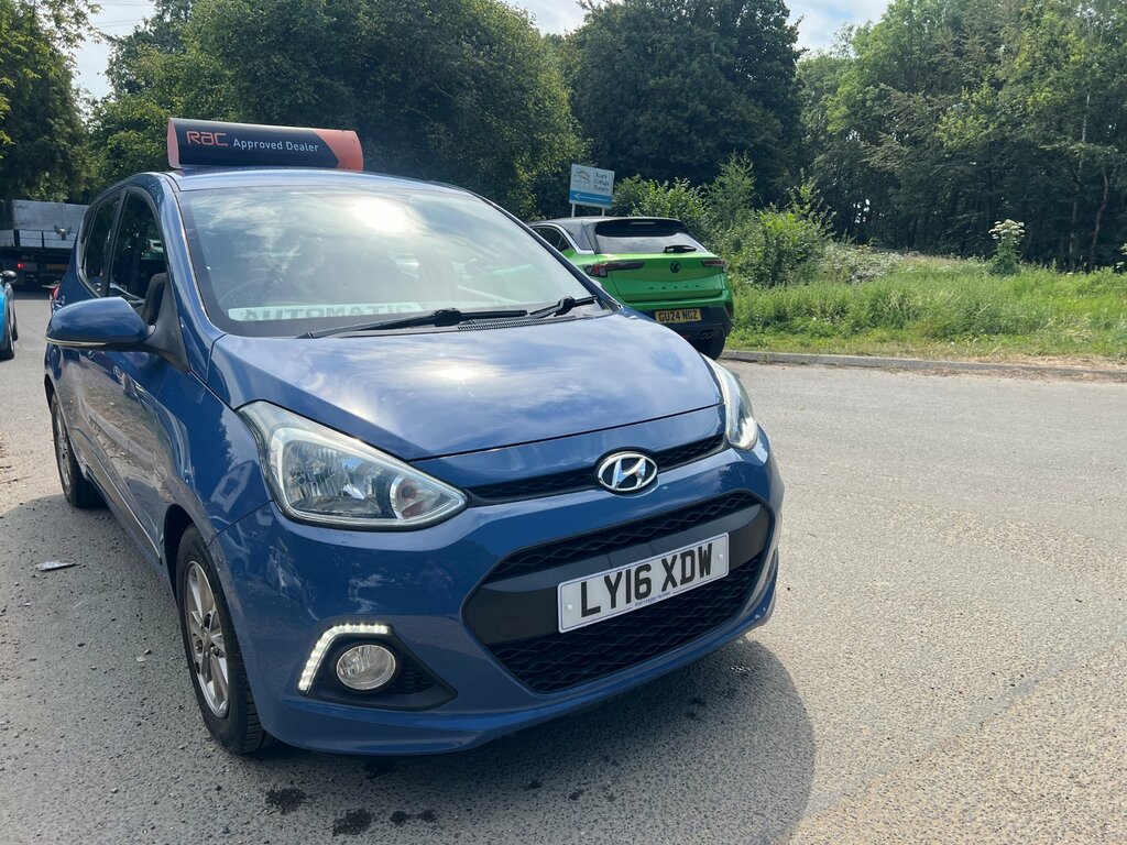 Hyundai I10 1.2 Premium Hatchback Euro 6 87 P LY16XDW Blue #3