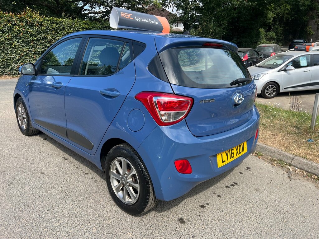 Hyundai I10 1.2 Premium Hatchback Euro 6 87 P LY16XDW Blue #5