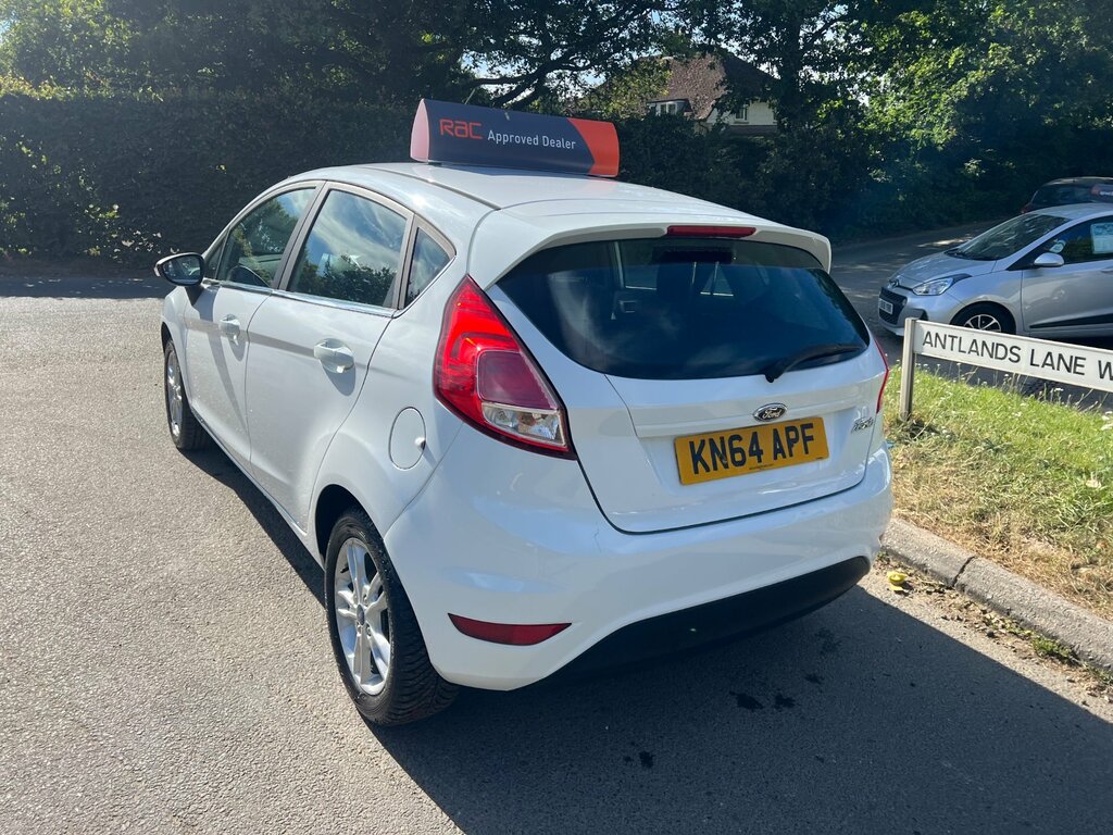 Ford Fiesta 1.25 Zetec Hatchback Euro 5 82 White #4