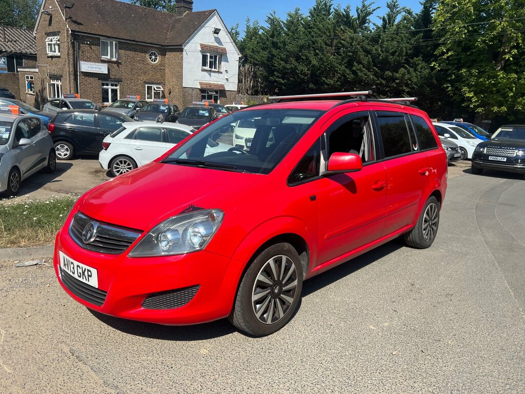 Vauxhall Zafira 1.6 16V Exclusiv Mpv Euro 5 115 Red