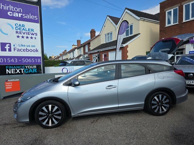 Honda Civic I-vtec Se Plus Tourer PO16VBV Silver #4