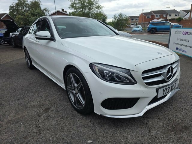 Mercedes-Benz C Class C300dh Amg Line Premium White #3