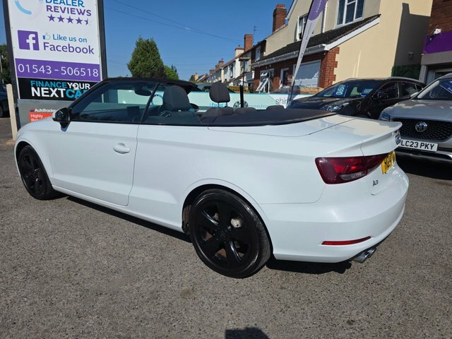 Audi A3 Cabriolet Tfsi Cod Sport Convertible White #3