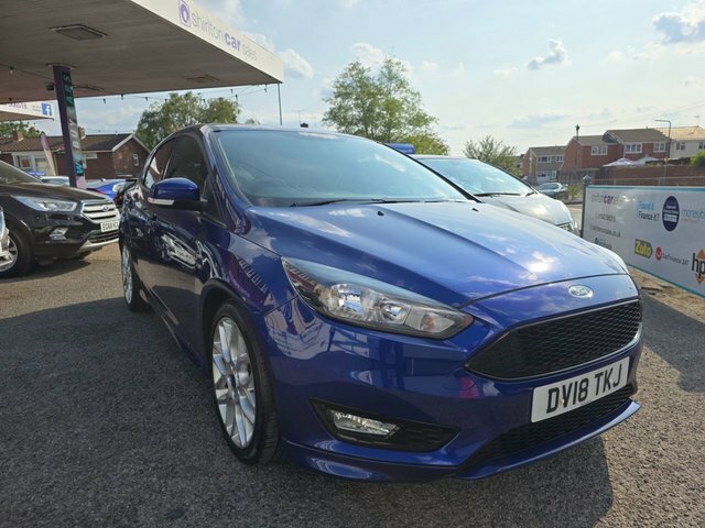 Ford Focus Ecoboost St-line Hatchback DV18TKJ Blue #2