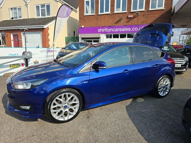 Ford Focus Ecoboost St-line Hatchback DV18TKJ Blue #5
