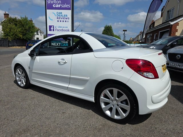 Peugeot 207 CC Vti Roland Garros Convertible White #3