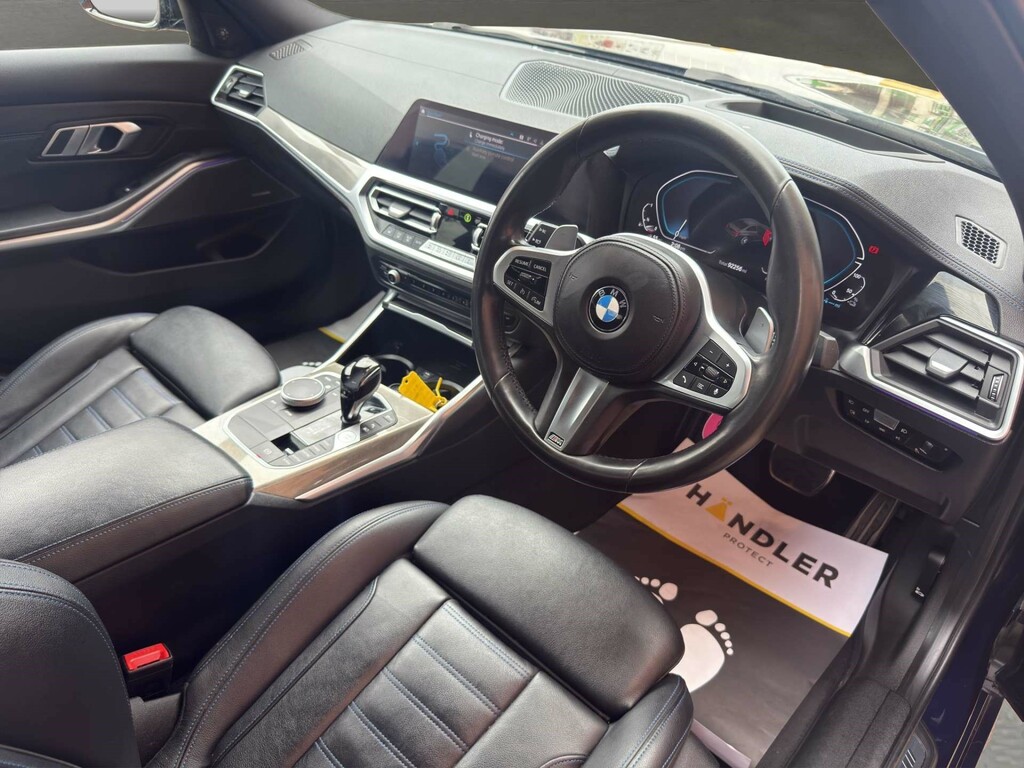 BMW 3 Series 320D M Sport Saloon Blue #11