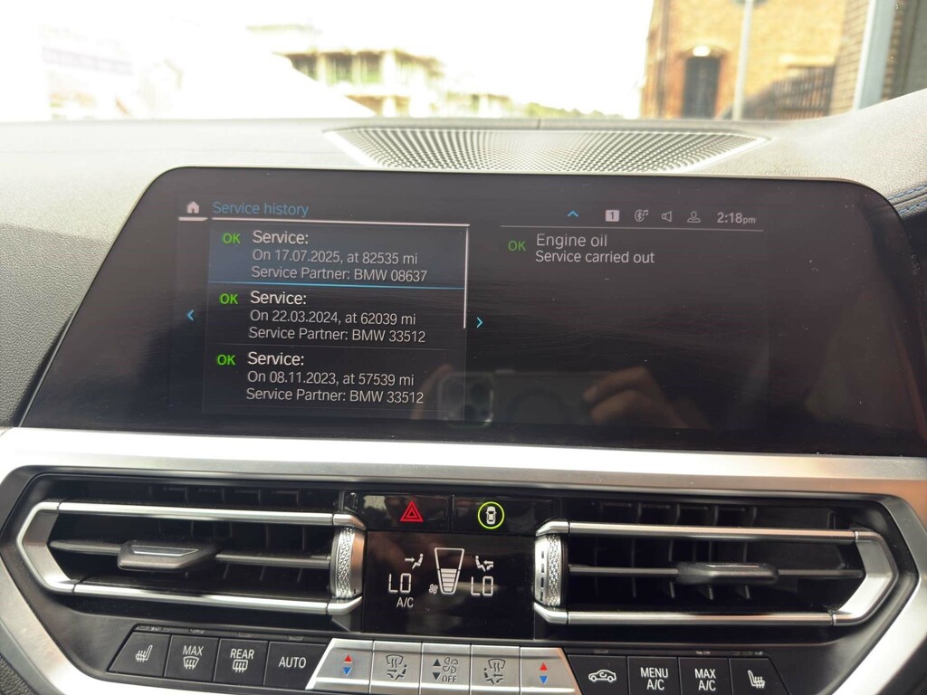 BMW 3 Series 320D M Sport Saloon Blue #28