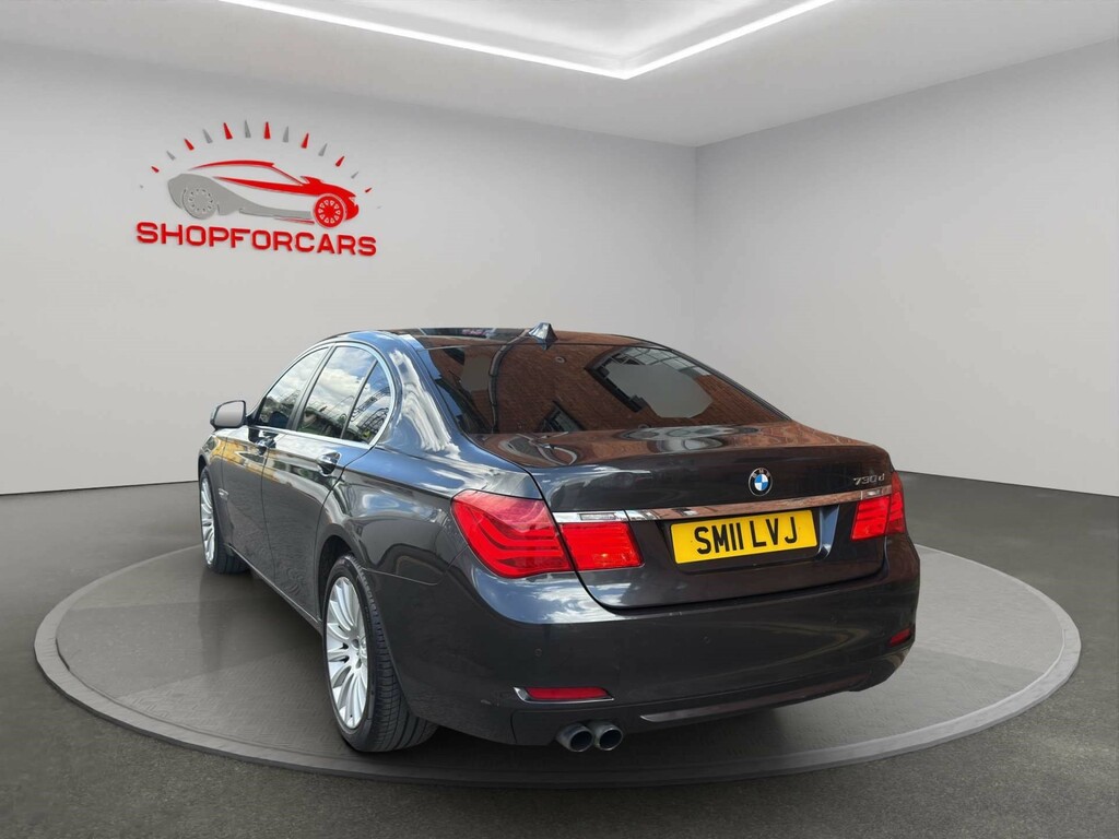 BMW 7 Series Saloon 3.0 740D M Sport Euro 5 201111 Blue #8