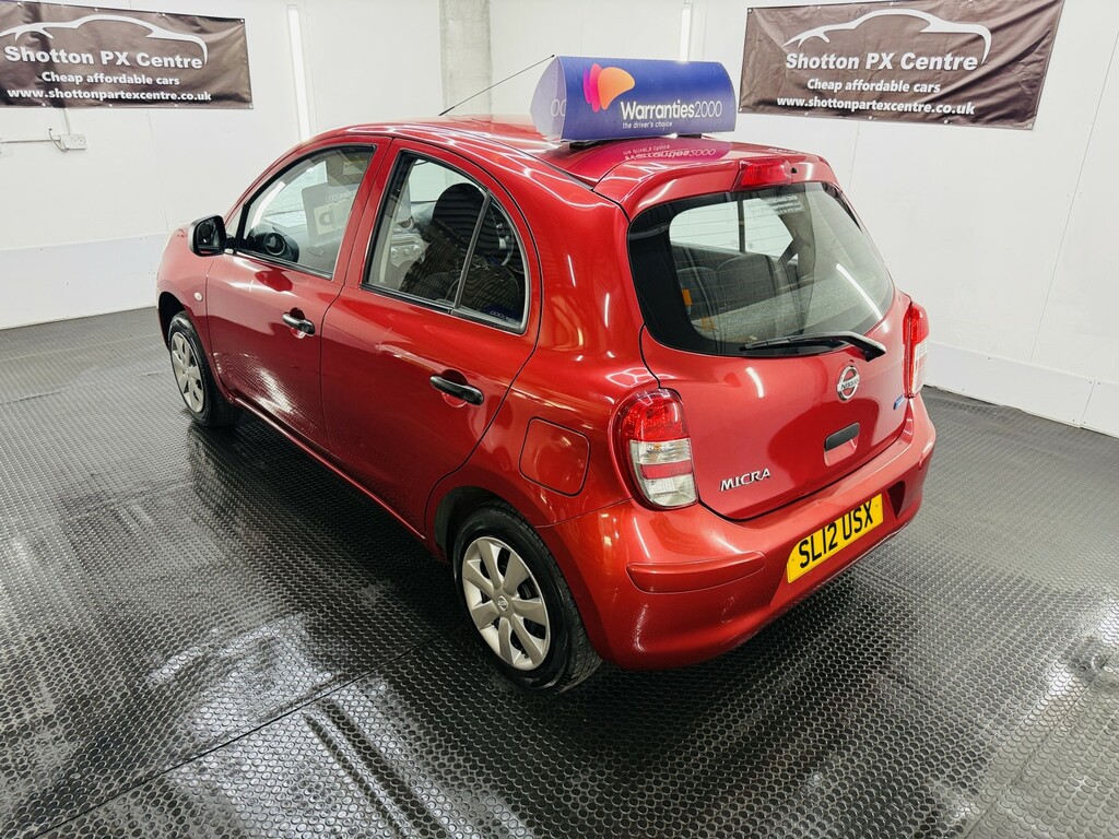 Nissan Micra 1.2 12V Visia Red #4
