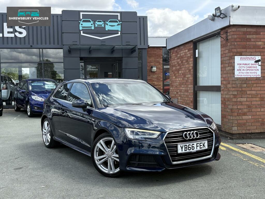 Audi A3 S Line Blue