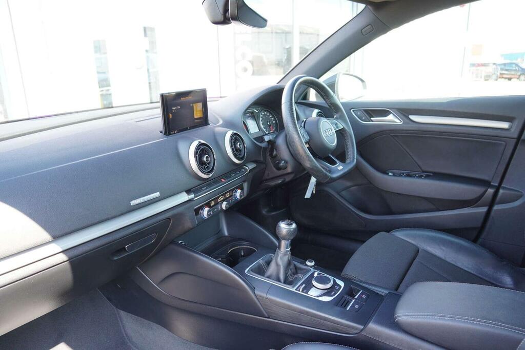 Audi A3 1.0 Tfsi 30 S Line Euro 6 Ss SK19DVJ Black #2