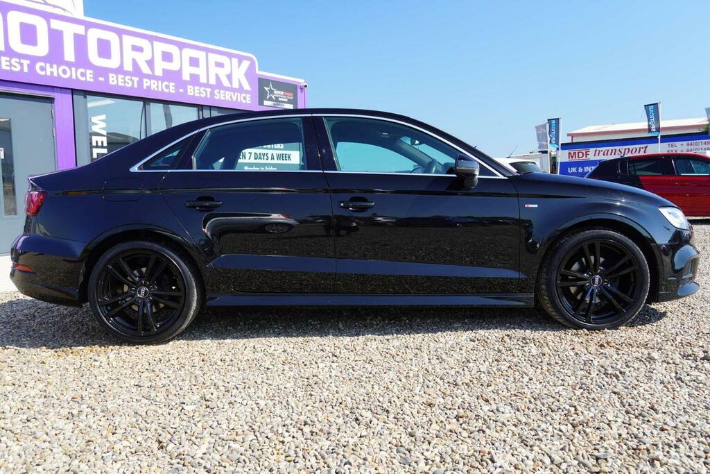 Audi A3 1.0 Tfsi 30 S Line Euro 6 Ss SK19DVJ Black #4