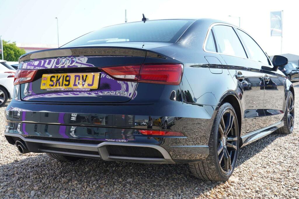 Audi A3 1.0 Tfsi 30 S Line Euro 6 Ss SK19DVJ Black #5