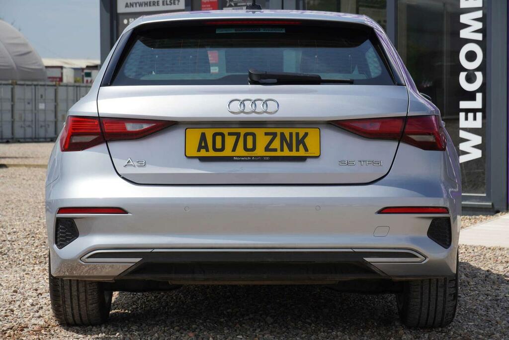 Audi A3 1.5 Tfsi 35 Sport Sportback Euro 6 Ss AO70ZNK Silver #5