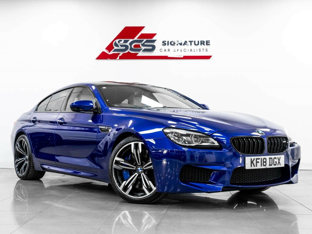 BMW M6 Saloon Blue