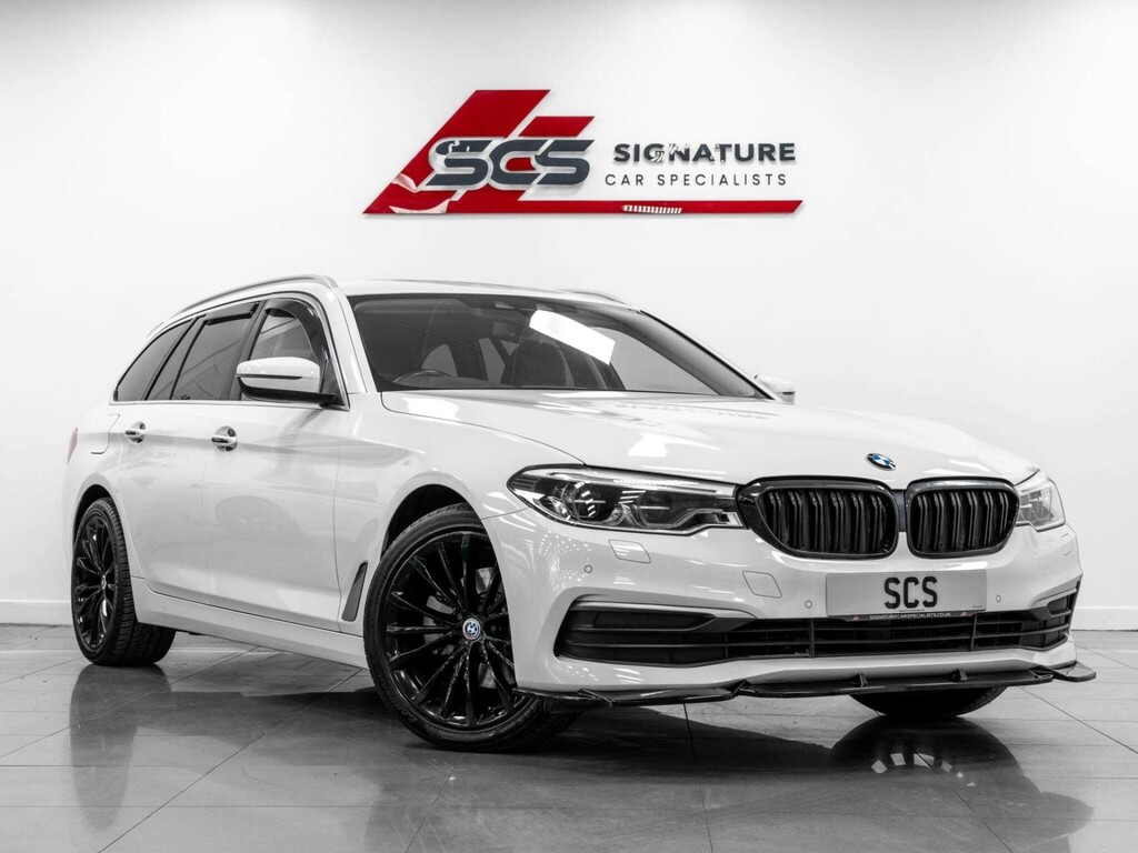 BMW 5 Series Estate White