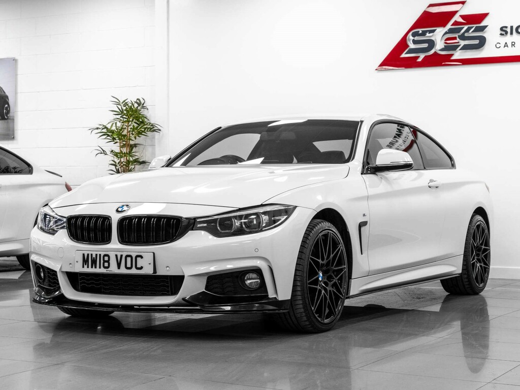 BMW 4 Series Coupe White #2