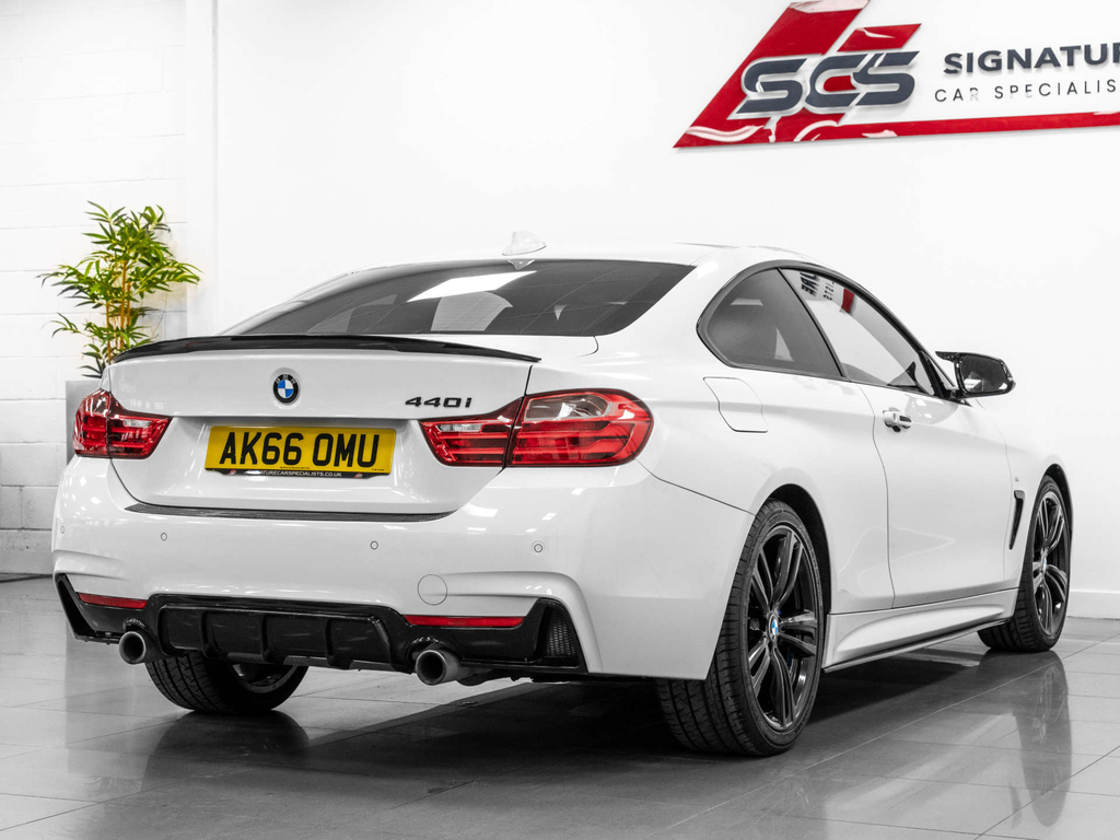 BMW 4 Series Coupe White #4