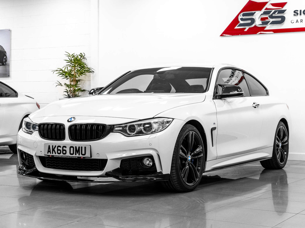 BMW 4 Series Coupe White #2