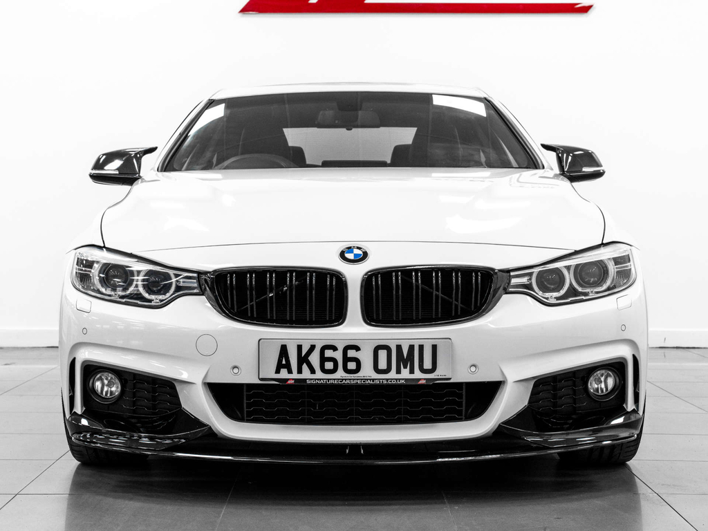 BMW 4 Series Coupe White #5