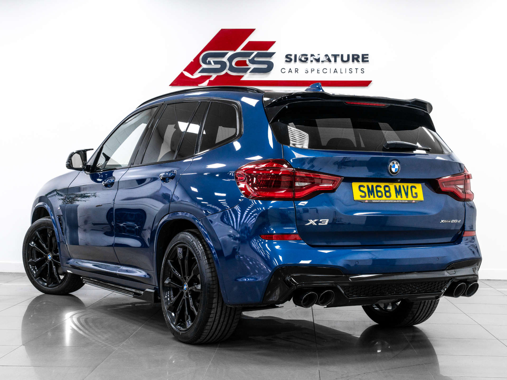BMW X3 Xdrive20d M Sport Blue #3
