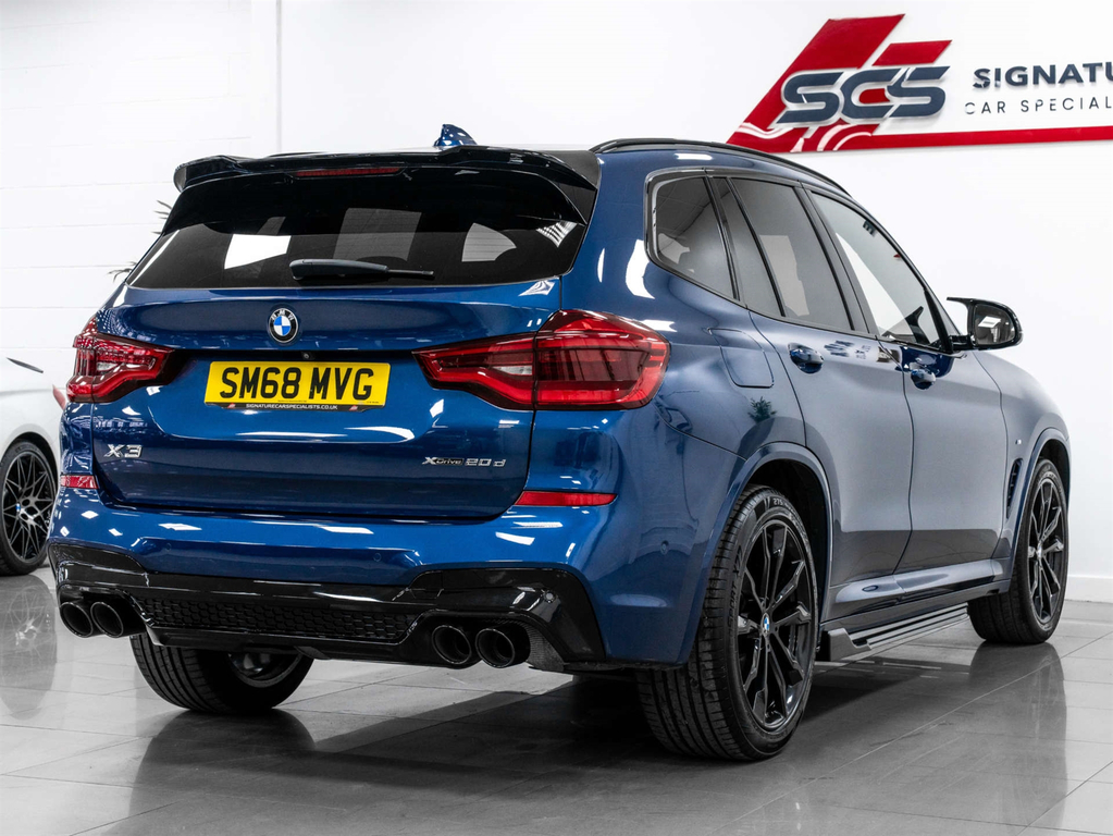 BMW X3 Xdrive20d M Sport Blue #4