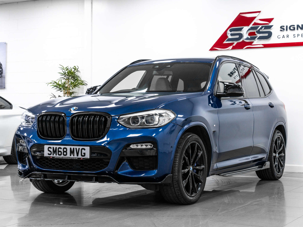BMW X3 Xdrive20d M Sport Blue #2