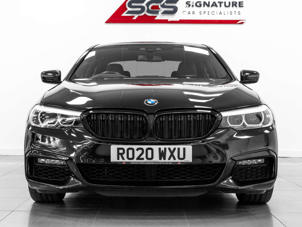 BMW 5 Series Saloon RO20WXU Black #5