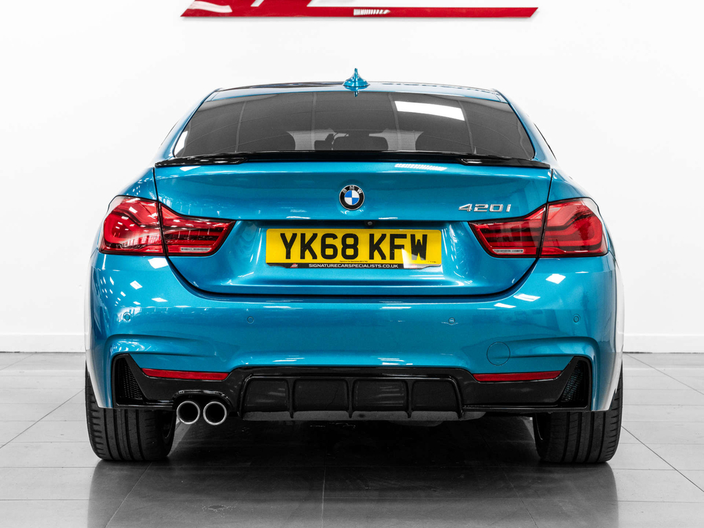 BMW 4 Series Hatchback Blue #6