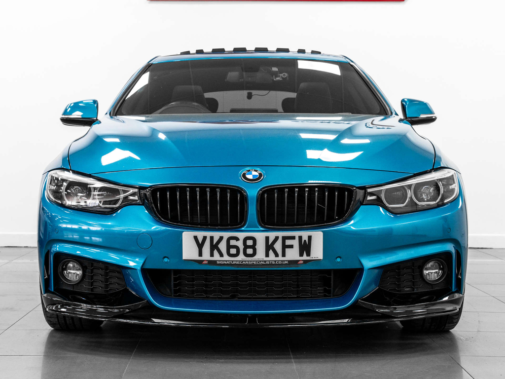 BMW 4 Series Hatchback Blue #5