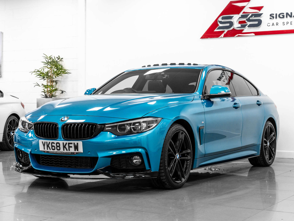 BMW 4 Series Hatchback Blue #2