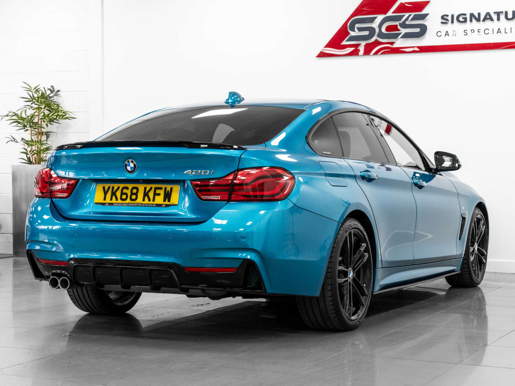 BMW 4 Series Hatchback Blue #4