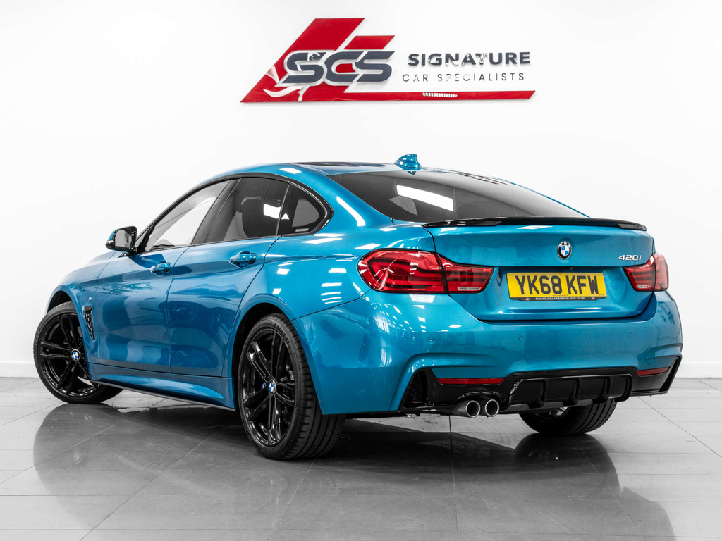BMW 4 Series Hatchback Blue #3