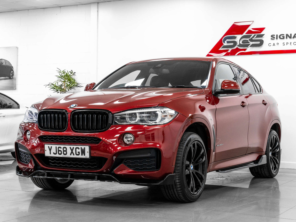 BMW X6 Xdrive30d M Sport Red #2