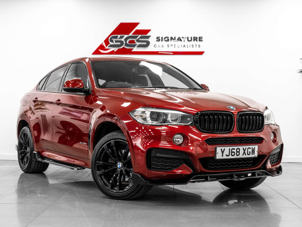 BMW X6 Xdrive30d M Sport Red