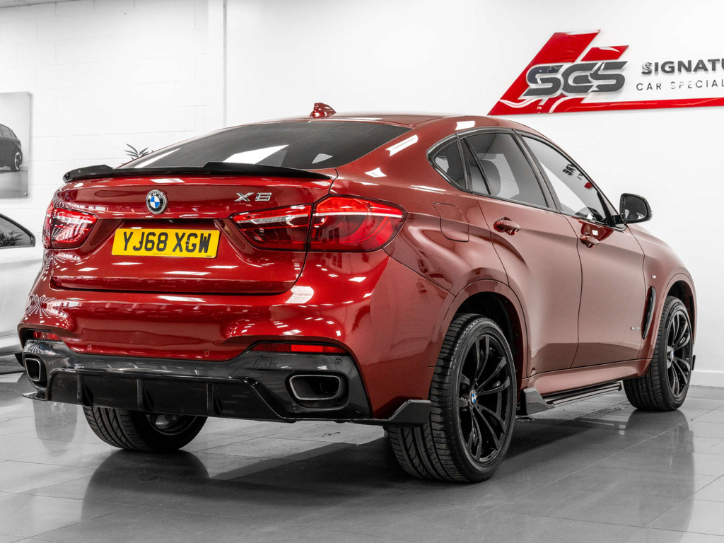 BMW X6 Xdrive30d M Sport Red #4